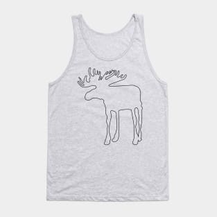 Moose to spot in scandinavia Tank Top